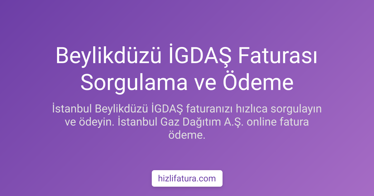Beylikdüzü Doğalgaz Faturası Ödeme - İstanbul Yöntemleri